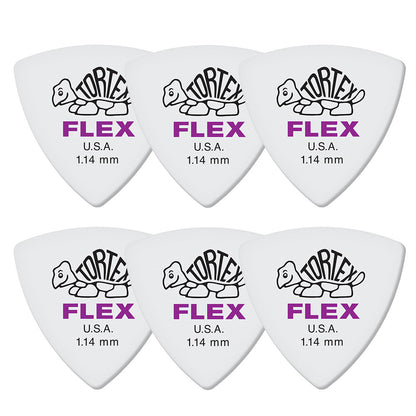 Jim Dunlop ジム ダンロップ 456R TORTEX FLEX TRIANGLE トライアングルギター ピック 6枚入り