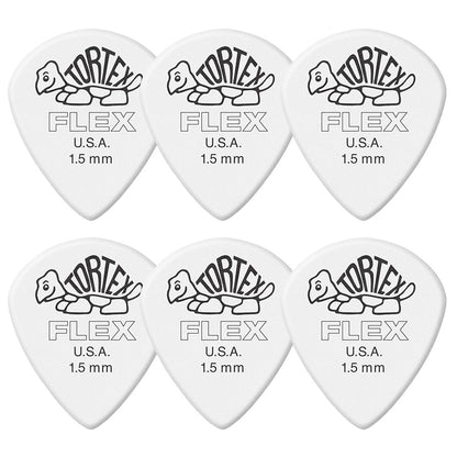 Jim Dunlop ジム ダンロップ 466R TORTEX FLEX JAZZ III  ジャズタイプギター ピック 6枚入り