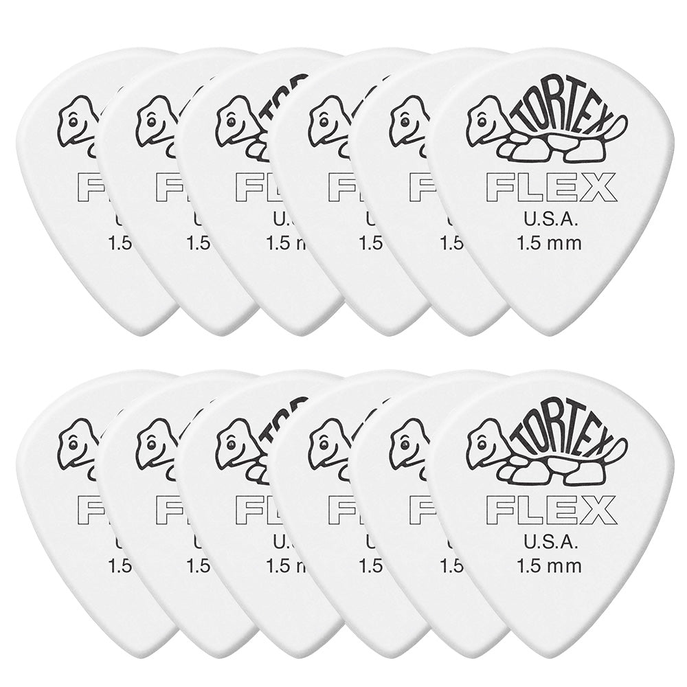 Jim Dunlop ジム ダンロップ 466R TORTEX FLEX JAZZ III  ジャズタイプギター ピック 12枚入り