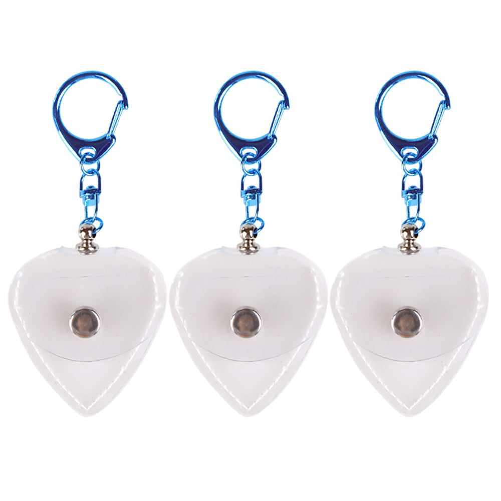 KIZAI キザイ QC055-◯◯ キーホルダータイプ透明ソフトピックケース 携帯用収納＆ディスプレイ 3個入り