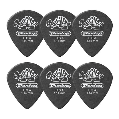 Jim Dunlop ジム ダンロップ 482R TORTEX Pitch Black Jazz III ジャズタイプギター ピック 6枚入り