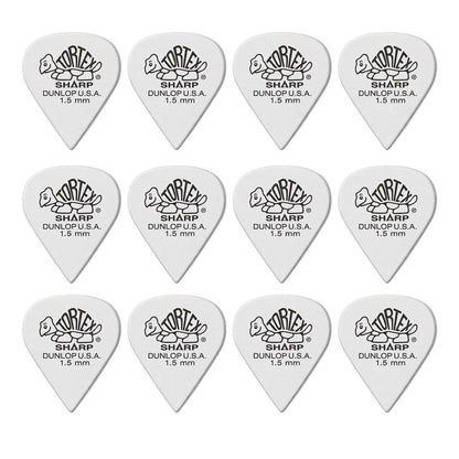 Jim Dunlop TORTEX SHARP 412- ◯◯ ギターピック 12枚入り