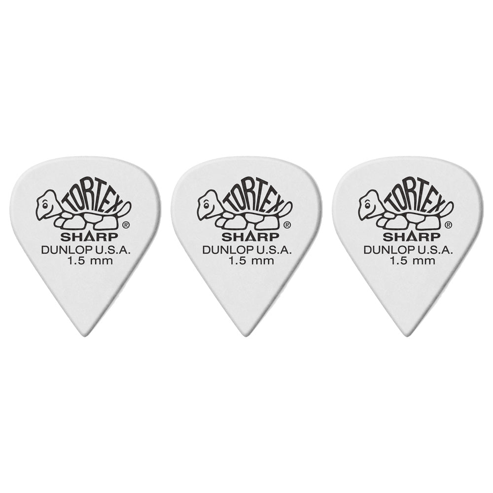 Jim Dunlop TORTEX SHARP 412- ◯◯ ギターピック 3枚入り
