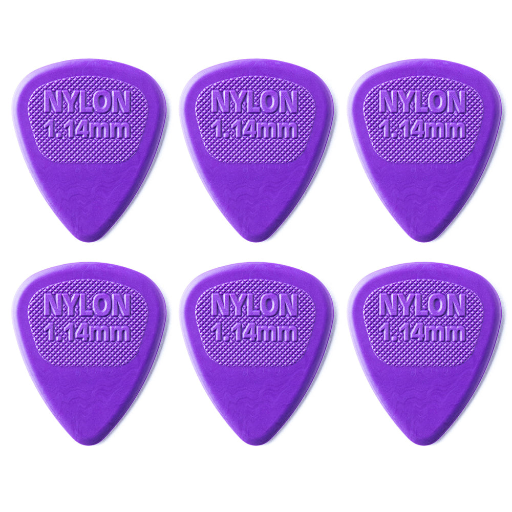 Jim Dunlop NYLON ミディ ナイロンギターピック 6枚入り