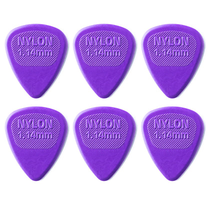 Jim Dunlop NYLON ミディ ナイロンギターピック 6枚入り