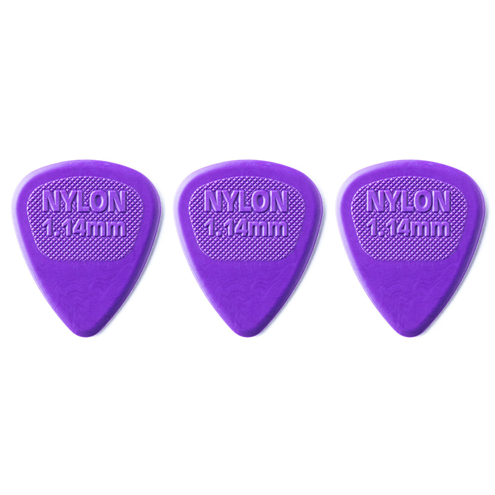 Jim Dunlop NYLON ミディ ナイロンギターピック 3枚入り