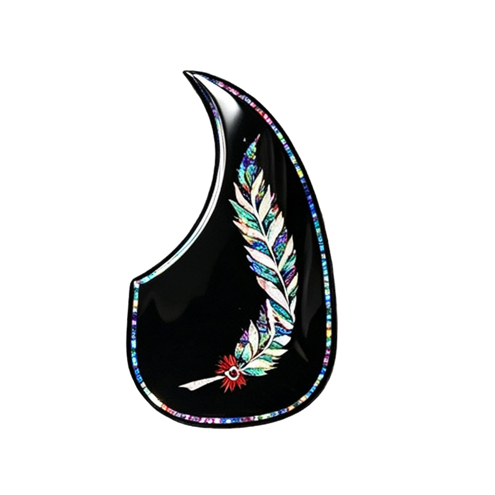KIZAI アコースティックギター用ピックガード 雫型（アバロンシェル調・粘着式・傷防止）