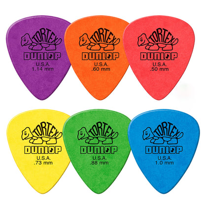 Jim Dunlop ジム ダンロップ 418R TORTEX STANDARD ティアドロップギター ピック 6枚入り