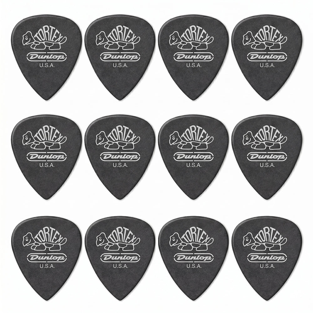 JIM Dunlop Tortex TIII べっ甲柄 III ティアドロップ ギターピック 462R 12枚入り