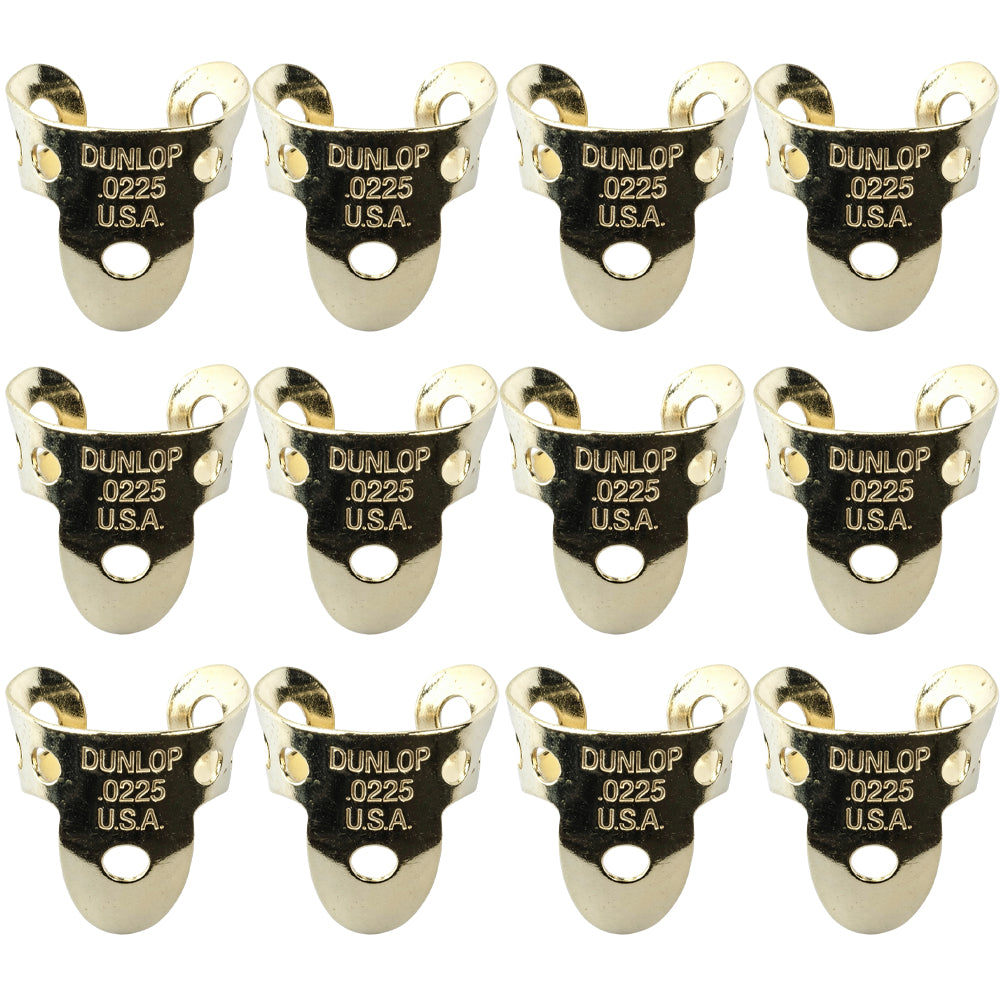 Jim Dunlop Metal Fingerpicks 33R / 37R 12枚入り