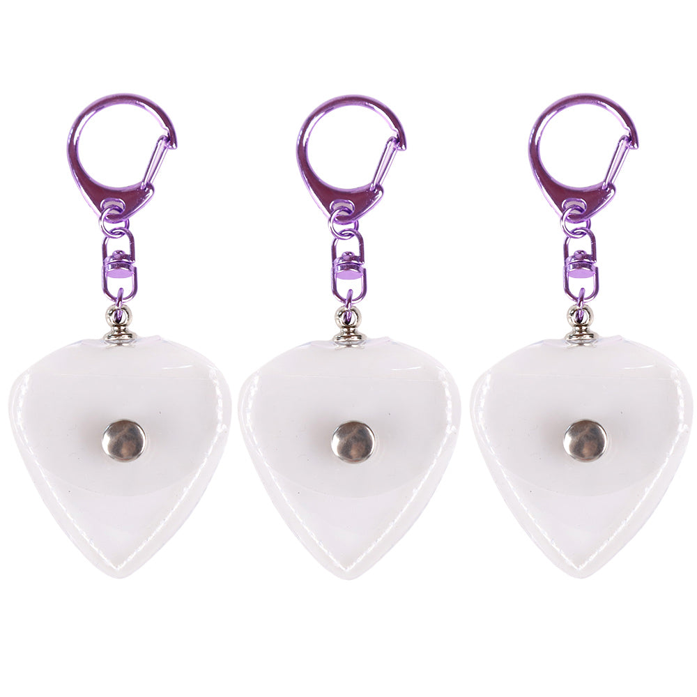 KIZAI キザイ QC055-◯◯ キーホルダータイプ透明ソフトピックケース 携帯用収納＆ディスプレイ 3個入り