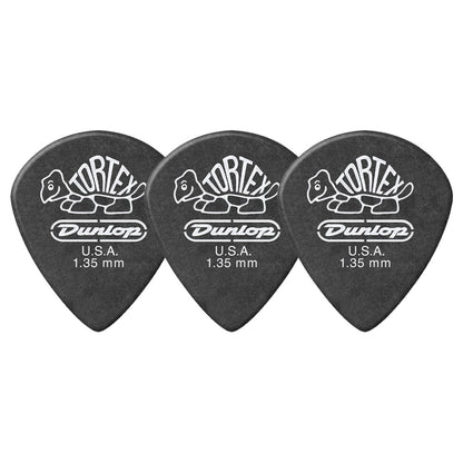 Jim Dunlop ジム ダンロップ 482R TORTEX Pitch Black Jazz III ジャズタイプギター ピック 3枚入り