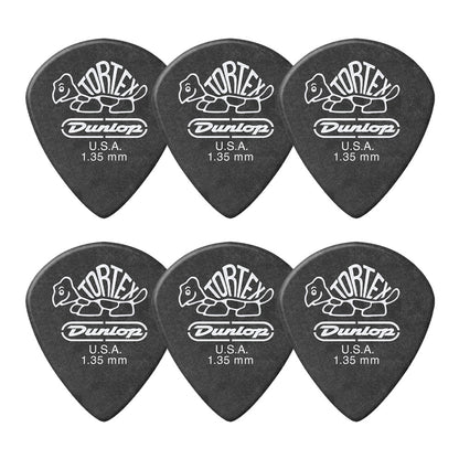 Jim Dunlop ジム ダンロップ 482R TORTEX Pitch Black Jazz III ジャズタイプギター ピック 6枚入り