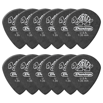 Jim Dunlop ジム ダンロップ 482R TORTEX Pitch Black Jazz III ジャズタイプギター ピック 12枚入り