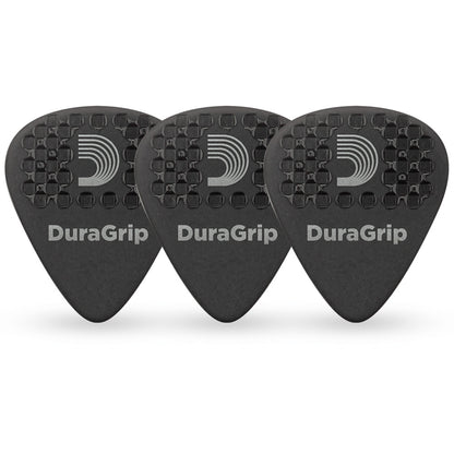 D'Addario DuraGrip ピック ティアドロップ 3枚入り