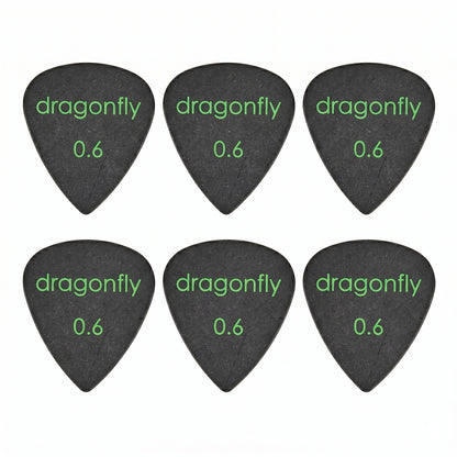 Dragonfly TDシリーズ ティアドロップギターピック 6枚入り
