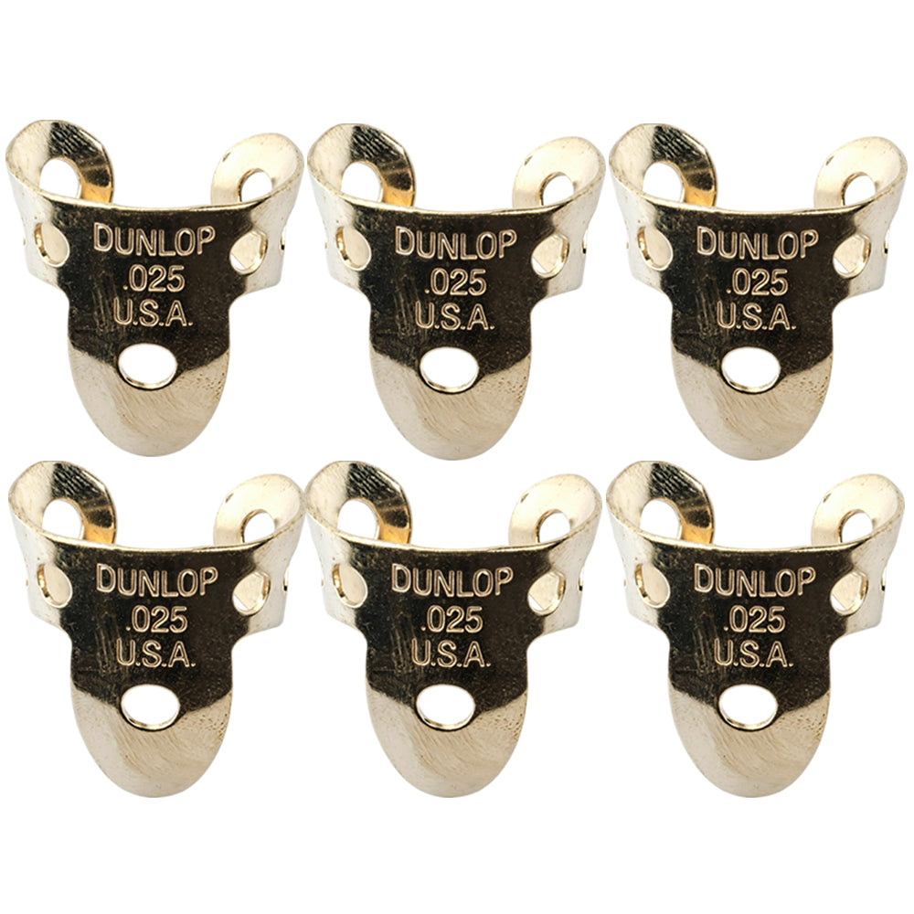 Jim Dunlop Metal Fingerpicks 33R / 37R 6枚入り