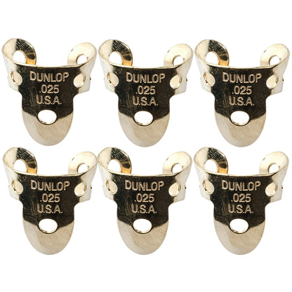 Jim Dunlop Metal Fingerpicks 33R / 37R 6枚入り