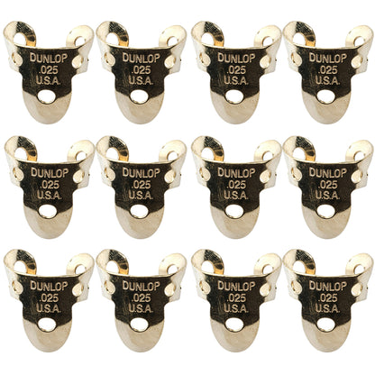 Jim Dunlop Metal Fingerpicks 33R / 37R 12枚入り