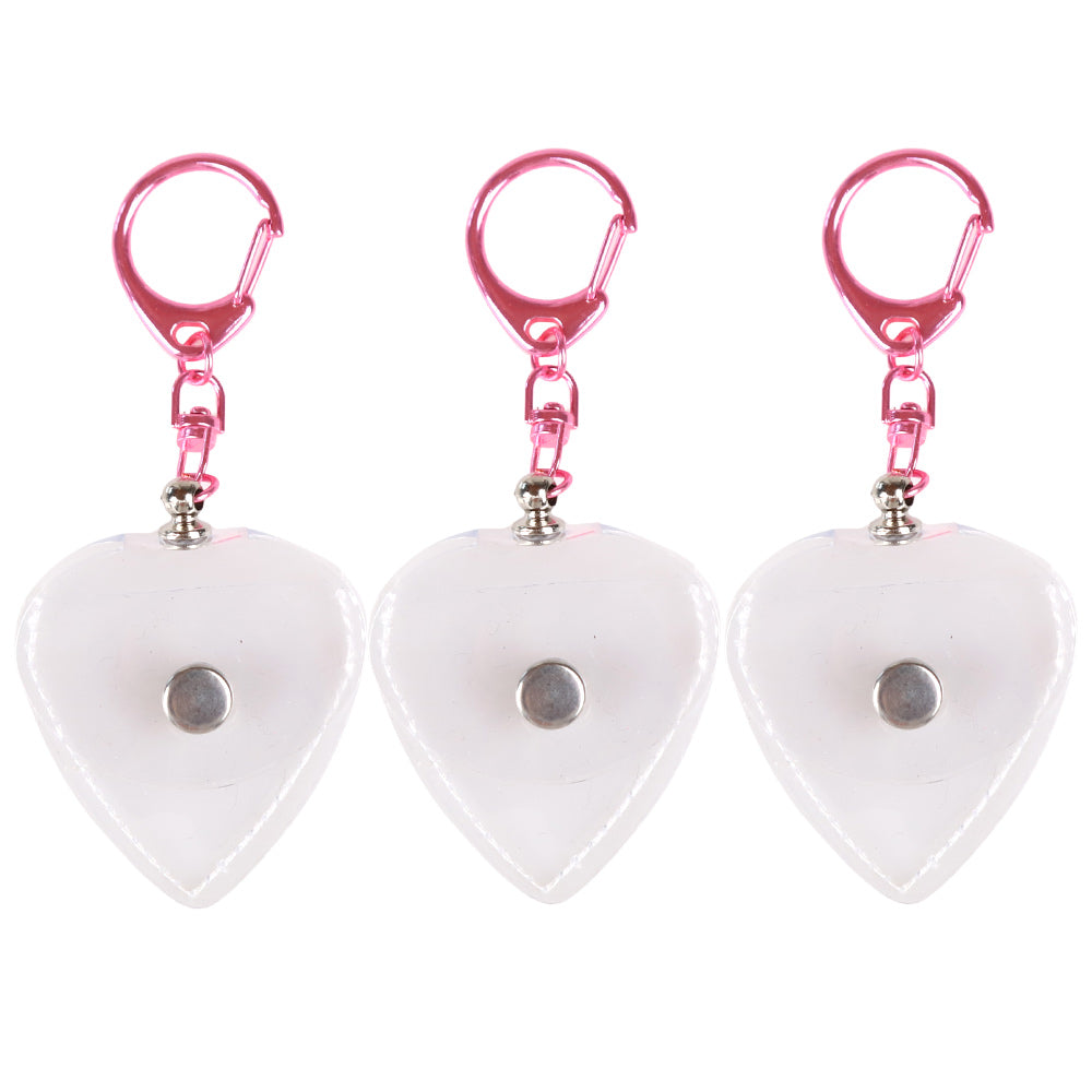 KIZAI キザイ QC055-◯◯ キーホルダータイプ透明ソフトピックケース 携帯用収納＆ディスプレイ 3個入り