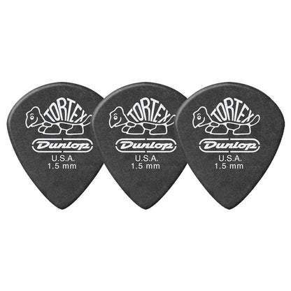 Jim Dunlop ジム ダンロップ 482R TORTEX Pitch Black Jazz III ジャズタイプギター ピック 3枚入り