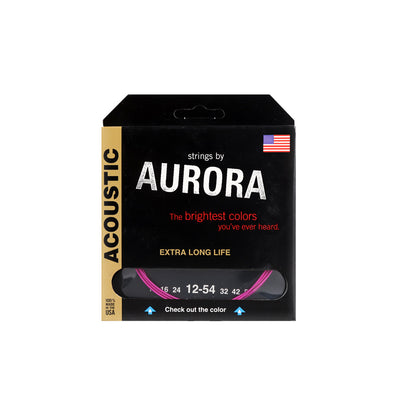 Aurora カラーアコースティックギター弦