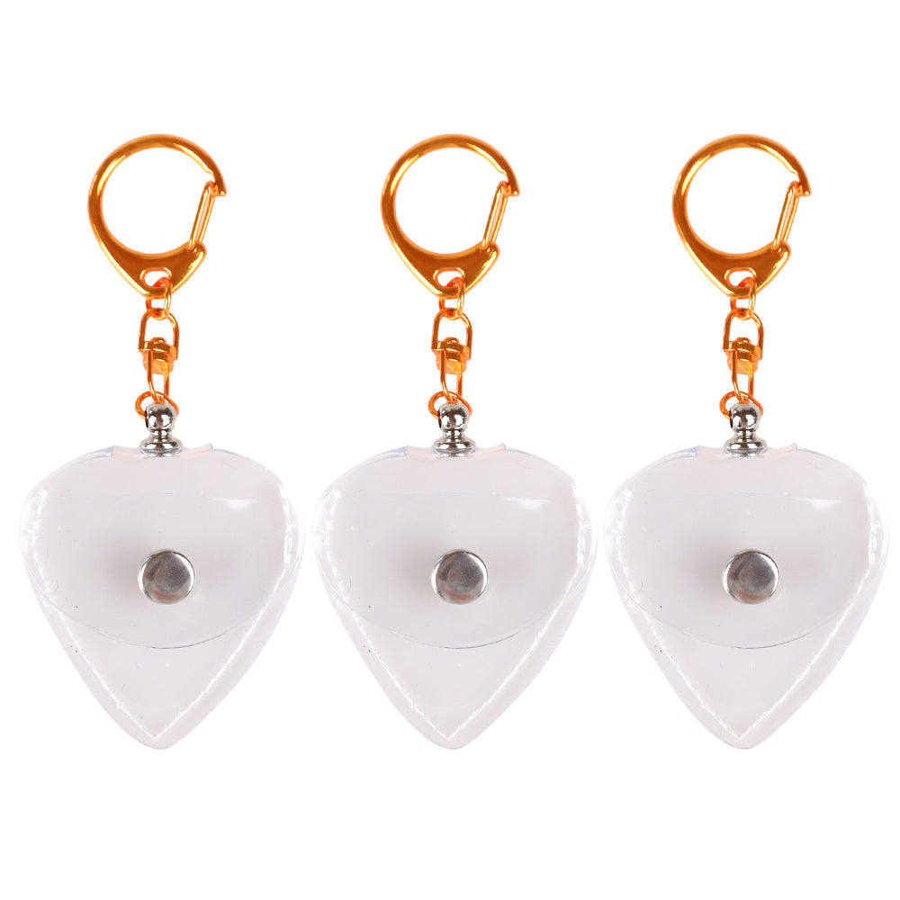 KIZAI キザイ QC055-◯◯ キーホルダータイプ透明ソフトピックケース 携帯用収納＆ディスプレイ 3個入り