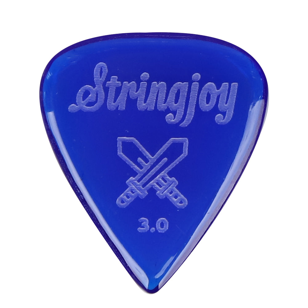 Stringjoy  ストリングジョイ ギターピック エレキギター用 ベース用 耐摩耗 滑り止め仕様 ジャズ速弾き対応 単品販売