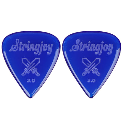 Stringjoy  ストリングジョイ ギターピック 2枚入り 耐摩耗 滑り止め仕様