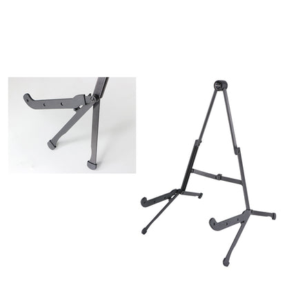 KIZAI キザイ 折りたたみ式 A型 ギタースタンド ミニサイズ＆金属製 エレキ/アコギ/クラシック対応 携帯用ポータブルスタンド