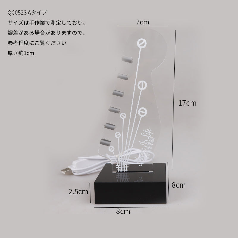 KIZAI キザイ QC052-◯◯ ギターピック収納スタンド 美観と耐久性を兼ね備えた