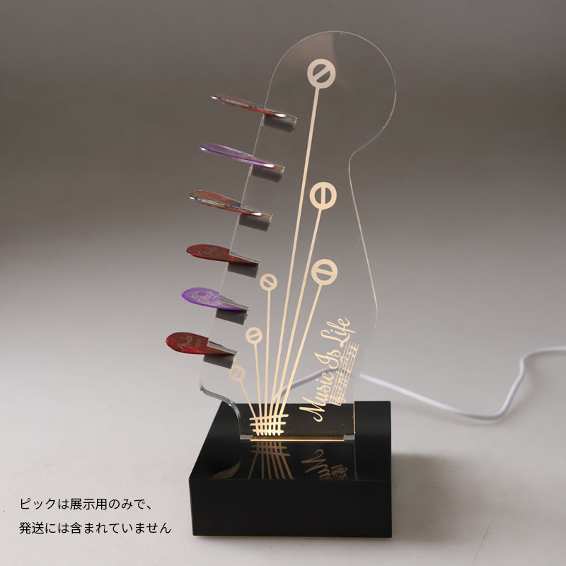 KIZAI キザイ QC052-◯◯ ギターピック収納スタンド 美観と耐久性を兼ね備えた