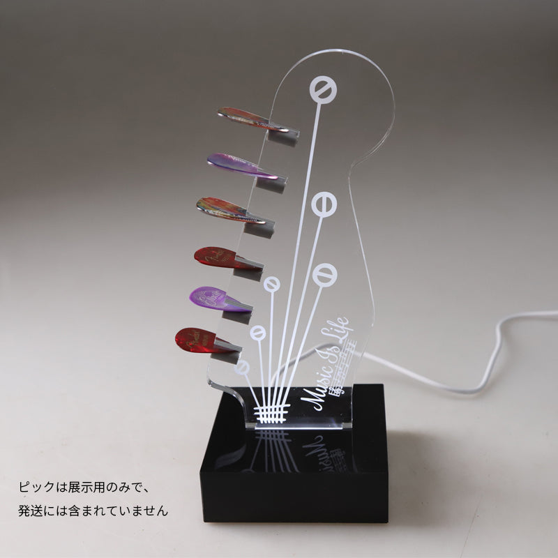 KIZAI キザイ QC052-◯◯ ギターピック収納スタンド 美観と耐久性を兼ね備えた