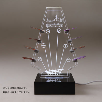 KIZAI キザイ QC052-◯◯ ギターピック収納スタンド 美観と耐久性を兼ね備えた