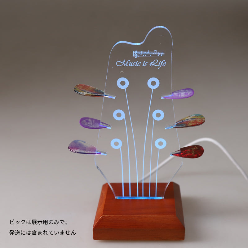 KIZAI キザイ QC052-◯◯ ギターピック収納スタンド 美観と耐久性を兼ね備えた