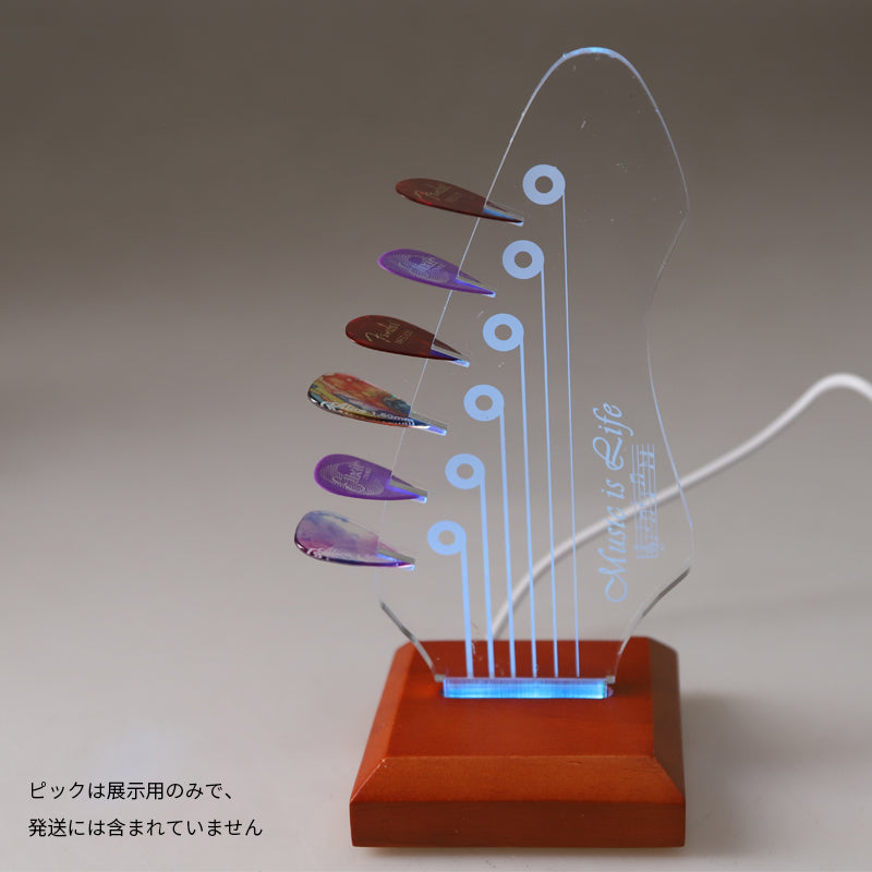 KIZAI キザイ QC052-◯◯ ギターピック収納スタンド 美観と耐久性を兼ね備えた