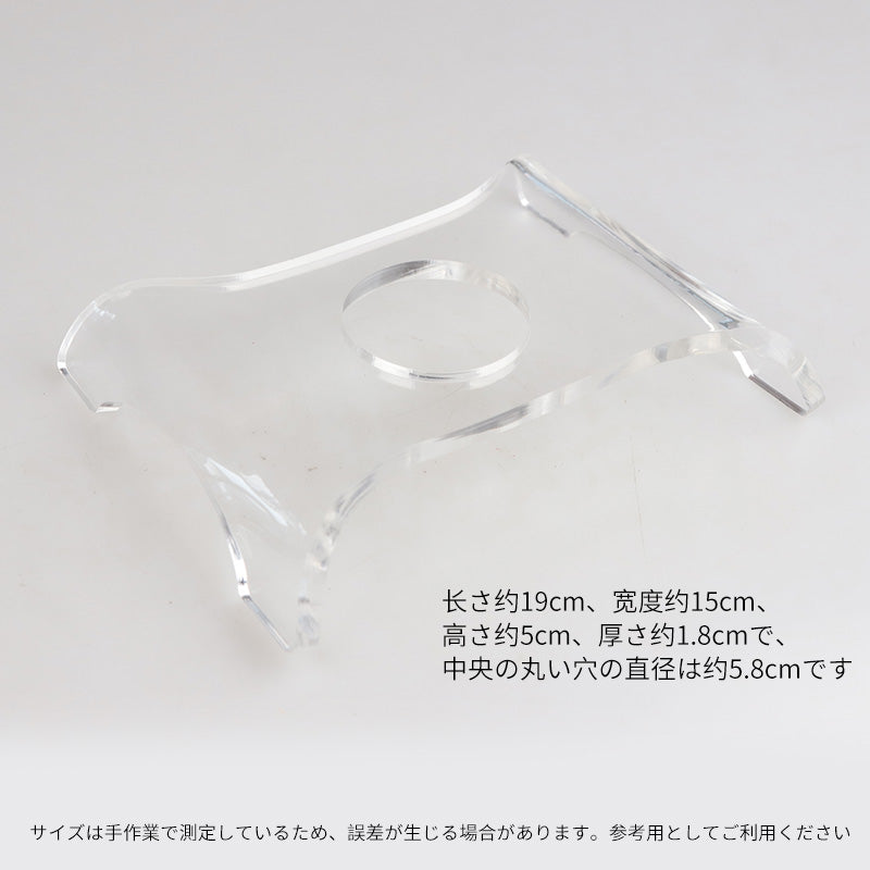 KIZAI キザイ QC0530 クリアギタースタンド 安定性と携帯性に優れた