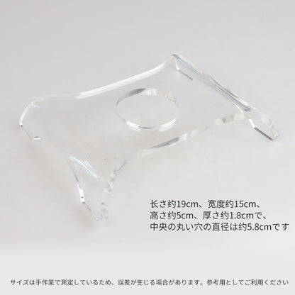 KIZAI キザイ QC0530 クリアギタースタンド 安定性と携帯性に優れた