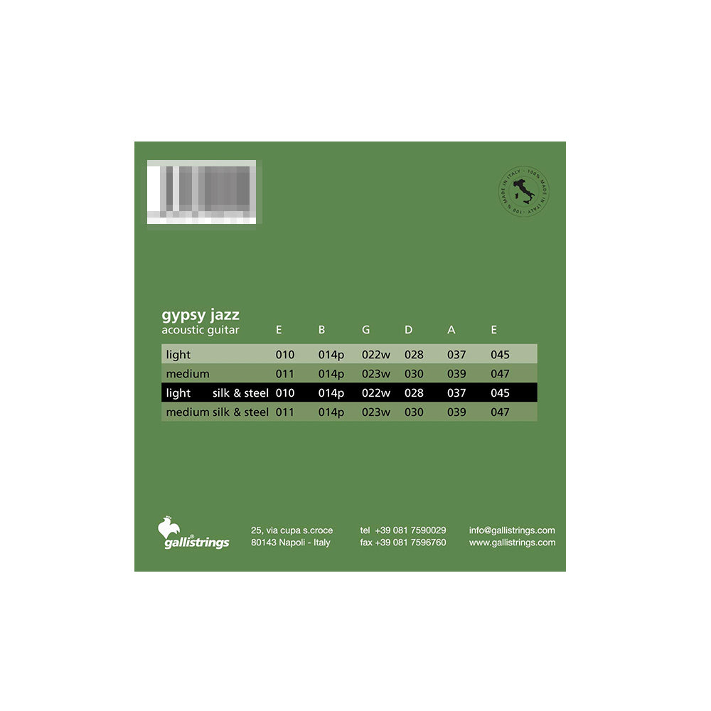 Gallistrings GSLシリーズ ジャズギター弦 GSL10/GSL11