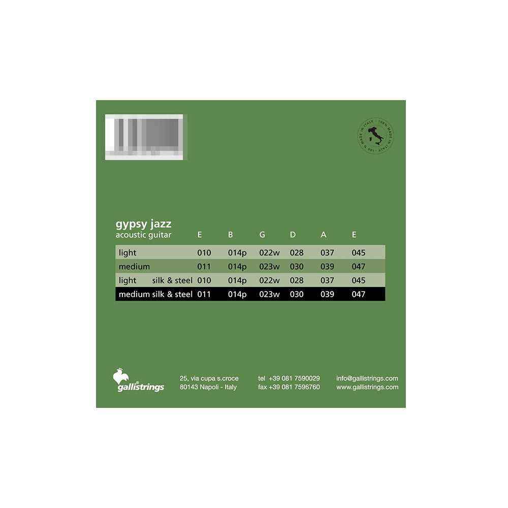 Gallistrings GSLシリーズ ジャズギター弦 GSL10/GSL11