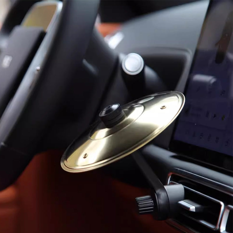 GK FACTORY 車載シンバル 手拍シンバル 出風口打楽器 アクセサリー 音楽ドライブ ABS製 打撃リズムパッド ハンドパーカッション 車内用おもちゃ