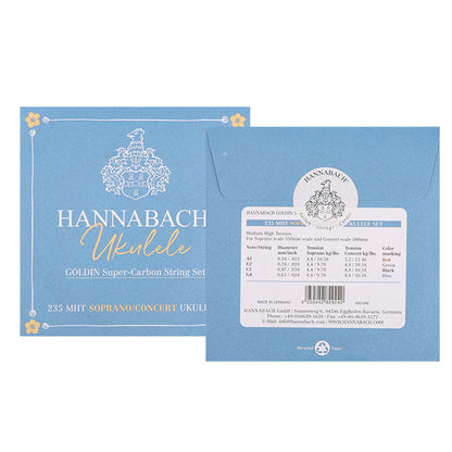 HANNABACH ハナバッハ ウクレレ弦 243MHT 235MHT 透明ナイロン弦 ドイツ製