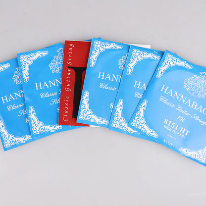 HANNABACH ハナバッハ 銀メッキ巻きクラシックギター弦 ナイロンセット弦 単品弦 ハーフセットクラシック 815シリーズ ミディアムテンション ハイテンション ナイロン弦 ドイツ製