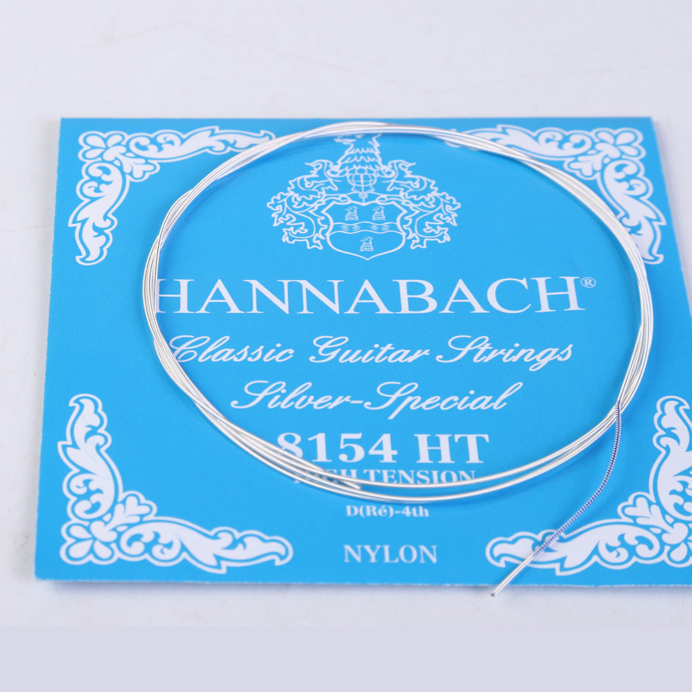 HANNABACH ハナバッハ 銀メッキ巻きクラシックギター弦 ナイロンセット弦 単品弦 ハーフセットクラシック 815シリーズ ミディアムテンション ハイテンション ナイロン弦 ドイツ製