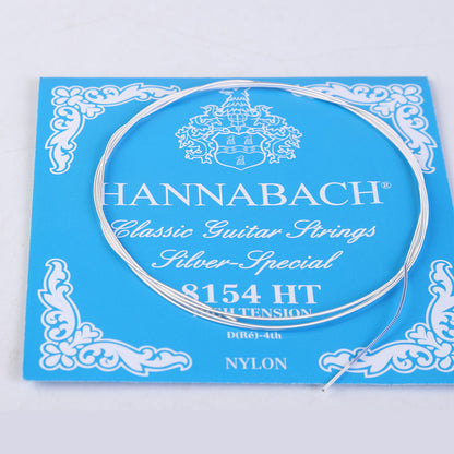 HANNABACH ハナバッハ 銀メッキ巻きクラシックギター弦 ナイロンセット弦 単品弦 ハーフセットクラシック 815シリーズ ミディアムテンション ハイテンション ナイロン弦 ドイツ製