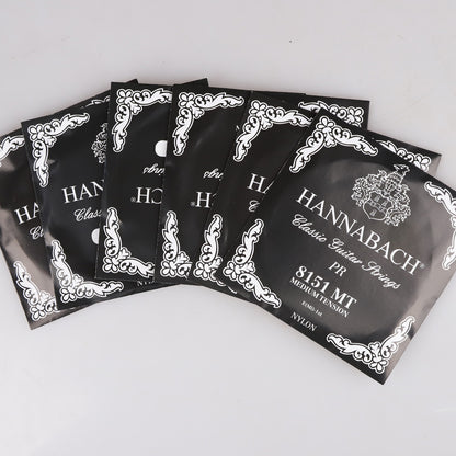 HANNABACH ハナバッハ  クラシックギター弦 単品弦 850シリーズ PSP加工の巻弦 ミディアムテンション ハイテンション ナイロン弦 ドイツ製