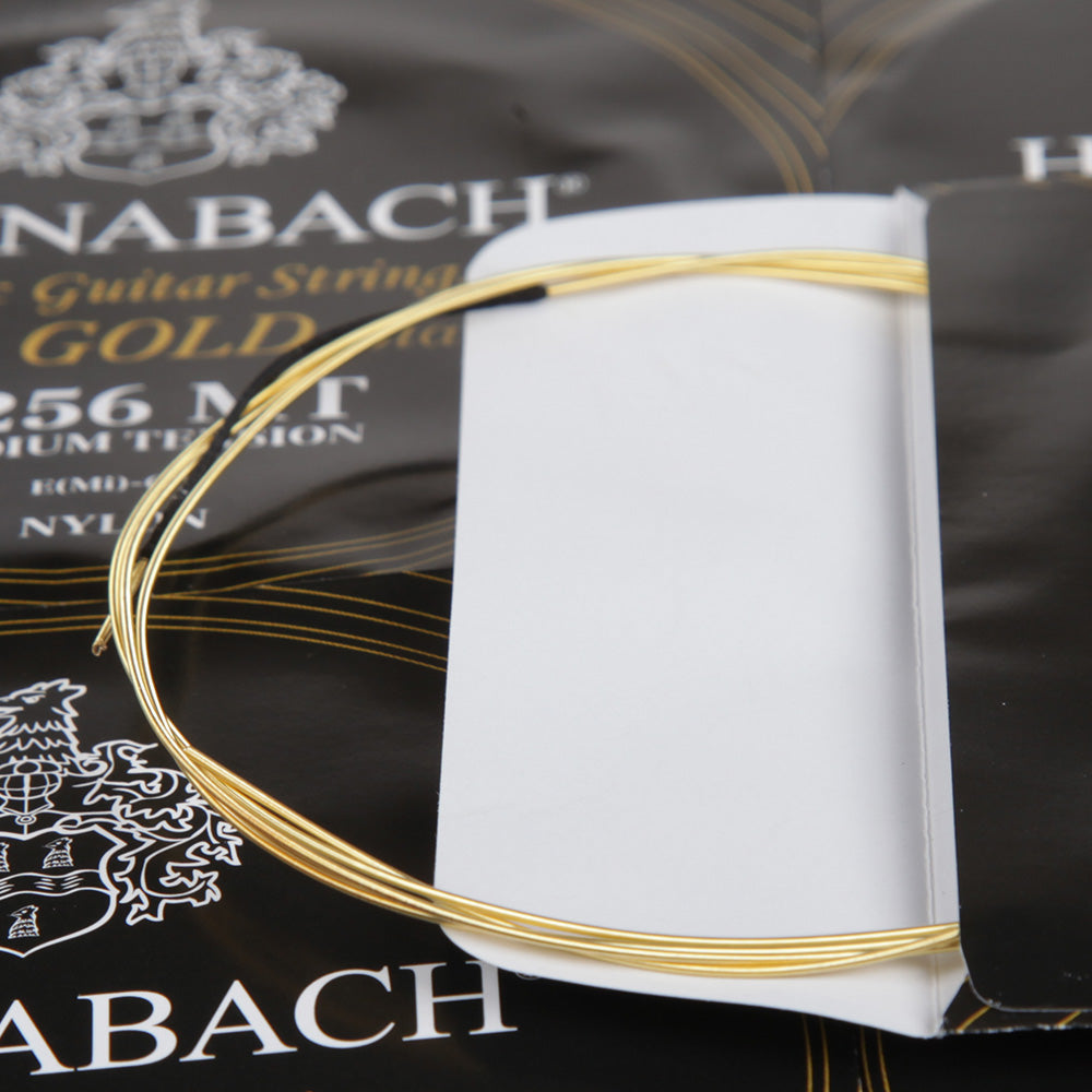 HANNABACH ハナバッハ  金メッキ巻きクラシックギター弦 825シリーズ ローテンション ミディアムテンション ハイテンション ナイロン弦 ドイツ製