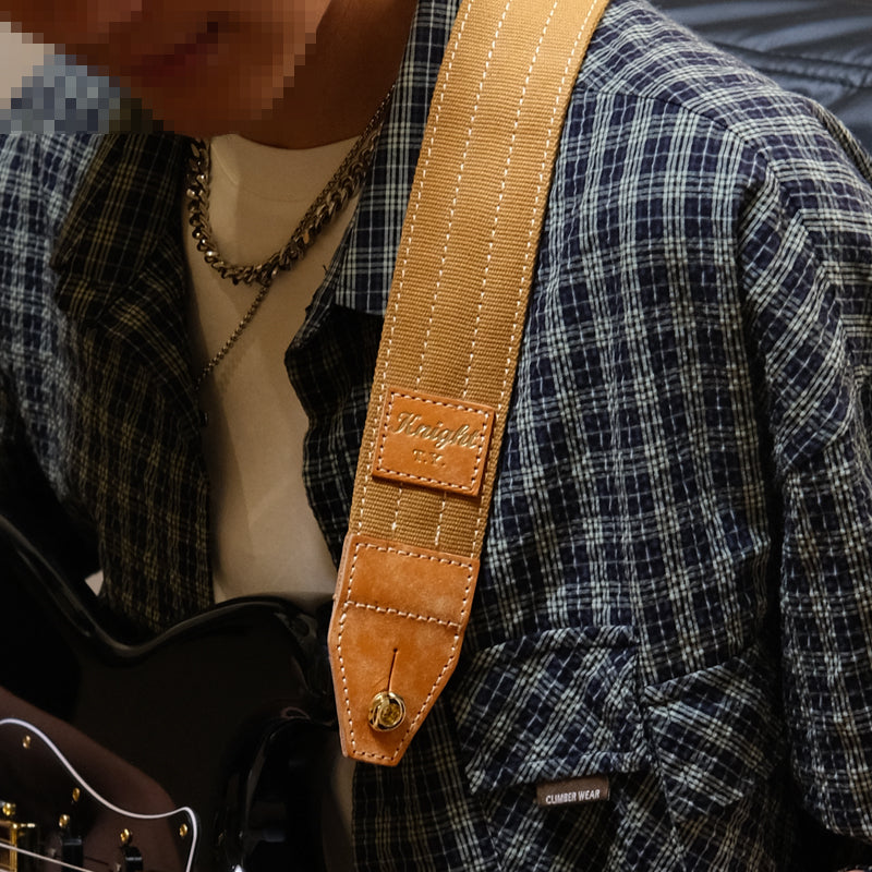 Knight T.Y. トウオン KGS-500 ギターストラップ 本革 長さ調節可能