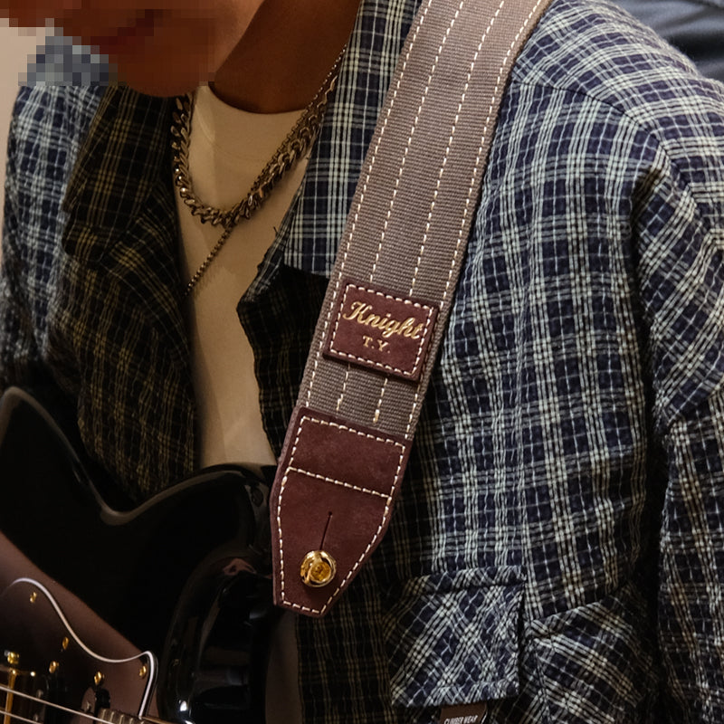 Knight T.Y. トウオン KGS-500 ギターストラップ 本革 長さ調節可能
