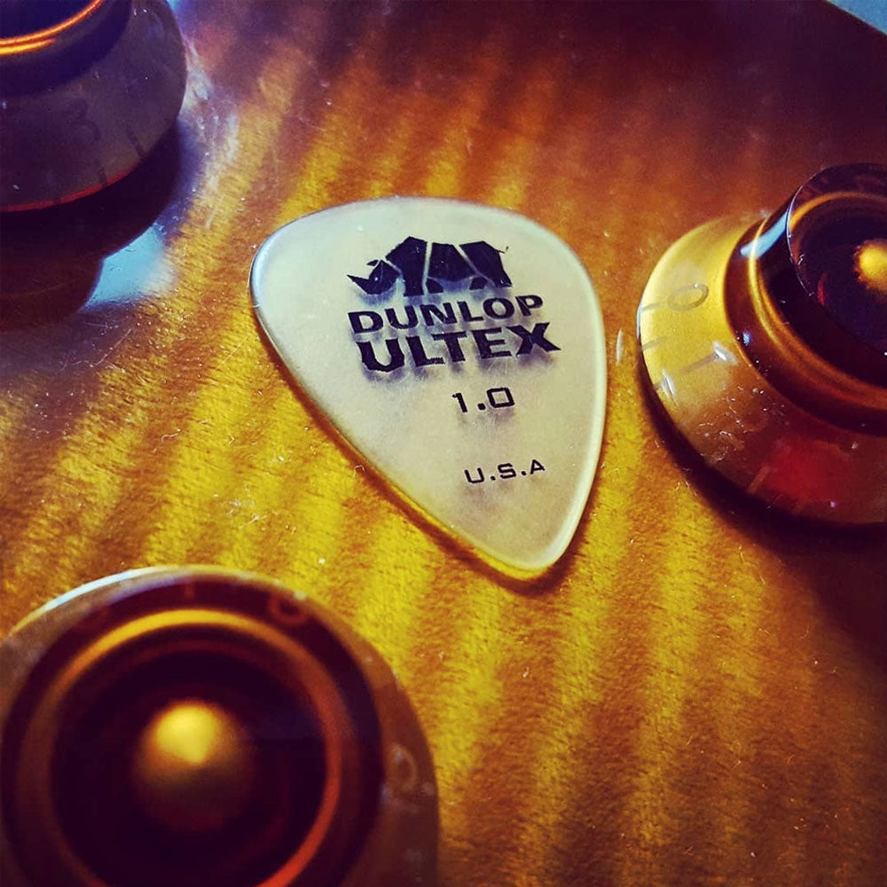 Jim Dunlop ジム ダンロップ 421R-◯◯  ギターピック ライノ スタンダード 透明イエロー 12枚入り